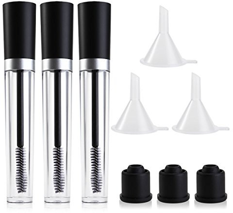 Frcolor Mascara Leerrohr 7.5ml Wimperntusche Tube mit Einsätze Trichter Wimpern Creme Container