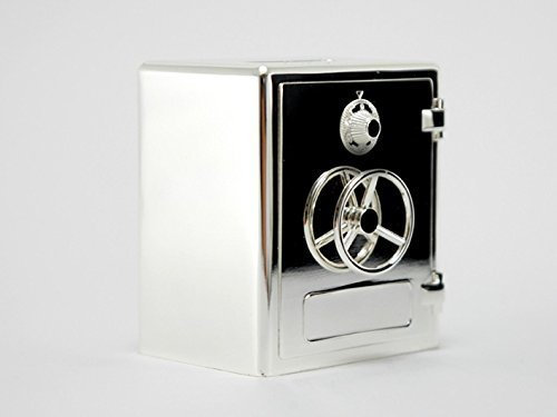 Brillibrum Spardose Für Kleine Sammler Bankräuber Banditen Und Sparfüchse - Edel Und Hochwertig Versilbert (Ohne Gravur, Tresor)