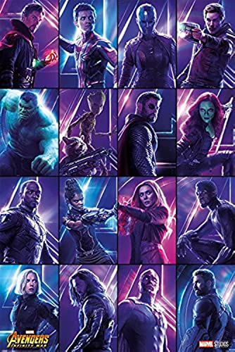 Avengers PP34342 Infinity War Poster Heroes