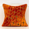Yangest Quadratischer Kissenbezug, Samt, modern, mit Reißverschluss, für Sofa, Couch, Schlafzimmer, Wohnzimmer, Stuhl, 50,8 x 50,8 cm, Orange