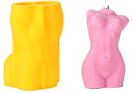 NICOLE 3D weiblichen Körper Silikonform, Sexy Modell Körper Stand Ornamente Harz Form, für DIY Home Decoration