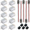 10 Stücke DC Motors Kit Mini Elektrischer Motor 1.5V-6V Ultra High Speed 10000RPM 130 Micro Kleine Motor 5 mini boat schalter and 9v Batterie Clip Anschluss für DIY Elektrische Spielzeug