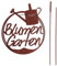 UNUS Garden Gartenschild Blumengarten, Gartendeko Rostoptik, Gartenstecker aus Edelrost, Rost Deko für Garten