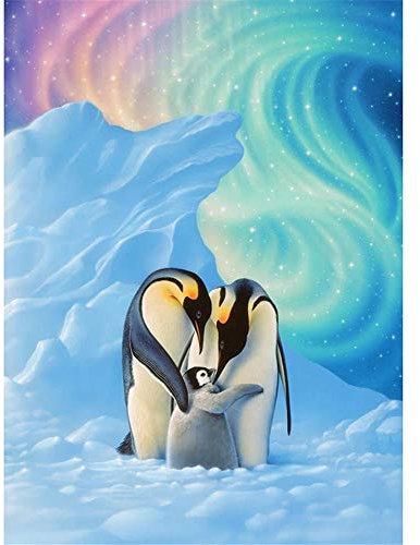 Puzzle 2000 Teile - Jigsaw Puzzle für Erwachsene - Buntes Puzzle 2000 Teile Erwachsene, Motiv: Pinguinfamilie, 2000 Teile Puzzle, Puzzle Erwachsene 2000 Teile, Puzzel,2000 Puzzle-39.17x27.75 Zoll (99