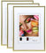 IDEAL TREND New Lifestyle Set Bilderrahmen Wanddeko Collage Poster Rahmen 2er 3er 5er Pack: Farbe: 3er Pack Gold | Format: 30x40