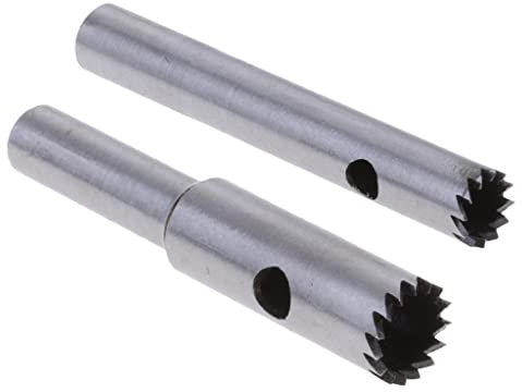 2 x Carbide Ball Drill Bit Wooden Beads Hole Saw for DIY Woodworking Hole Diameter 6mm & 8mm