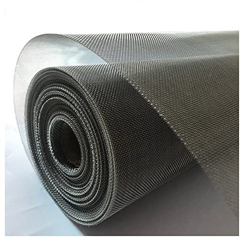 HDBODY Rete Metallica Tessuta in Acciaio Inox, Zanzariera A Rete per Finestre De 20 Mesh, Fermare Il Ratto, Prevenzione dei Parassiti Foglio del DIY,Argento,1x20m(39x786inch)