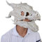 Facynvisage en latex - Tête crâne dragon réaliste - Pour Halloween