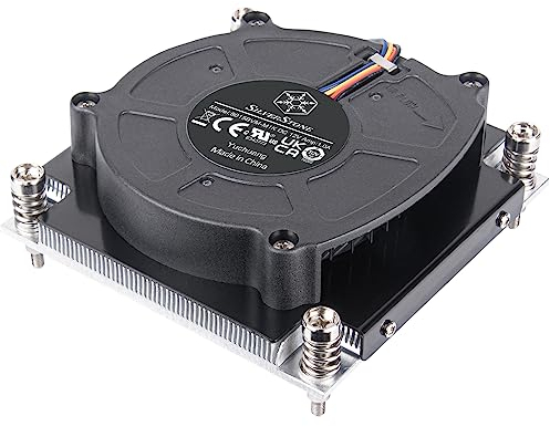 SilverStone Technology XE01-1700A, Refroidisseur de CPU pour serveur/poste de 1U pour sockets Intel LGA1700, SST-XE01-1700A