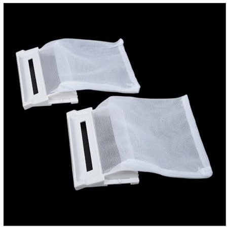EtliN Filtre à Peluches for Machine à Laver, 2 pièces, Maille Compatible avec Le Lave-Linge LG, Attrape-Cheveux, Sac en Maille