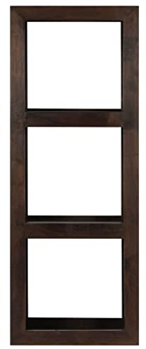 KTHLBRH Wohnzimmerschrank Esszimmerschrank Vielseitiges Sideboard Konsolenschrank 40 x 30 x 110 cm Akazienholz Massiv für Wohnzimmer, Küche, Esszimmer