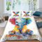 Ruiqieor Bettwäsche 135x200cm,Elefant Motiv Bettwäsche Set,100% Mikrofaser,1 Bettbezug und 2 Kissenbezug 80x80 cm,3D -Digitaldruck Bunter Malstil Tier（#6）