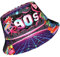 Eigso Neon Graphic Angelhut für Damen Retro 90er-Jahre Reisehut für Damen Rave Party Rock Fischerhüte