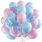Ballons Bleu rose Set, Ballons Anniversaire, 60 Pièces 12 pouces Ballons de Baudruche, Bleu rose Latex Ballons Helium Ballons Party Ballons Pour Mariage Anniversaire Fête Baby Shower Décorations