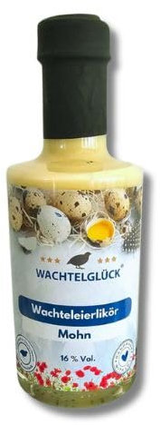 WachtelGlück® Wachteleierlikör Mohn