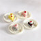 Juego de utensilios y pasteles en miniatura, mini pastel, decoración de tartas de casa de muñecas, para casa de muñecas en miniatura, suministros de manualidades (fresa de chocolate)