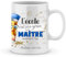 Joli Mug | Mug personnalisé Maître avec prénom - Cadeau unique pour instituteur - Idéal fin d'année scolaire ou remerciement (Maître 1)