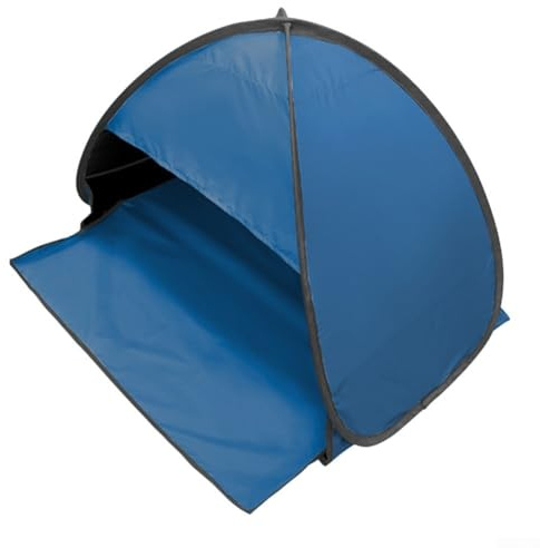 Automatisches Pop-Up-Haustierzelt für Strand, Outdoor, Camping, mit UV-Schutz, einfach aufzubauen, Sonnenschutz für Hunde und Katzen, mit Aufbewahrungstaschen, Saphirblau