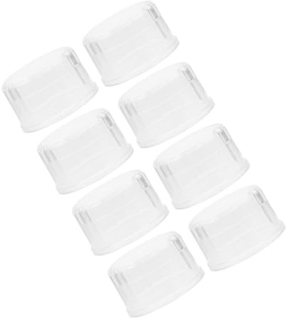8pcs Plastic Cocktail Shaker Replacement Cap for Juice Bottles | PC Splash-proof Design, Compact Portable Set, Kitchen and On-the-go Use