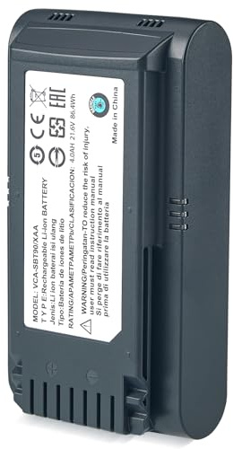 4,0-Ah-Ersatzakku für Samsung Jet 60,Jet 65,Jet 70, 75, 75+ und Jet 90/90+ Akku-Staubsauger, passend für die Modelle VCA-SBTA60, VCA-SBT90 und VCA-SBT90EB