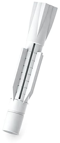 Design61 50x Dübel Universaldübel 6 x 36 mm Kunststoffdübel Allzweckdübel Spreizdübel Grau für optimalen Halt bei Befestigungen für Holz Metall Sanitär und Elektroinstallationen