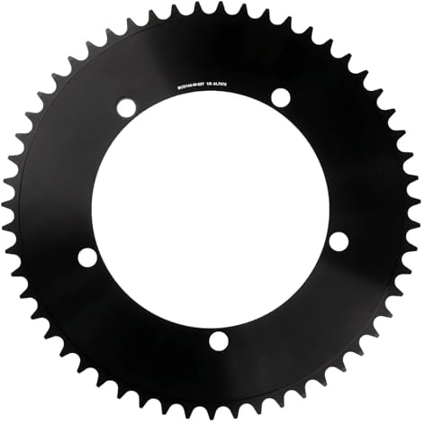 Generisch 144BCD Rundes Kettenblatt for Bahnräder, Fixie, 1/2 X 1/8 Kettenblatt, 47-64T-Optionen(55T)