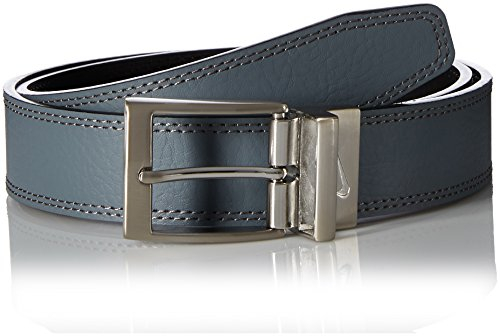 Nike Herren Reversible Harness Belt Gürtel, grau/schwarz, 36