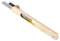 Walfront Cortador de posicionamiento de tiras de línea, herramienta cortadora artesanal de cuero de cobre, herramienta cortadora de bricolaje para recortar cuero 138 × 16 mm