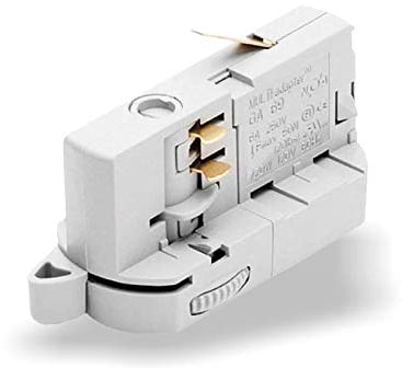 MULTI-adapter Universaladapter GA69 für 3-Phasen Stromschienen zur Leuchtenabhängung/Strahlerumbau | versch. Ausführungen. (Weiß)