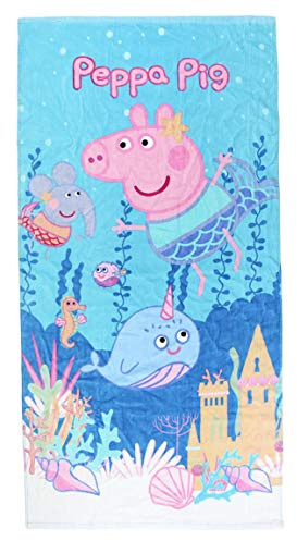 Cerdá Unisex Kinder ? Strandtuch, Blau, 70 x 140 cm EU