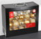 BURI Weihnachtskugeln ⌀5-7cm Gold Silber Weiß Christbaumkugeln Glas 42er Set 3 Größen & Designs Weihnachtsdeko innen Christmas Decorations Baumschmuck Weihnachten Weihnachtsbaumschmuck Glanz Glitzer