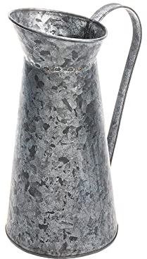 Chaks - CRUCHE À Lait Zinc avec POIGNÉE 11CMX24CM Gris