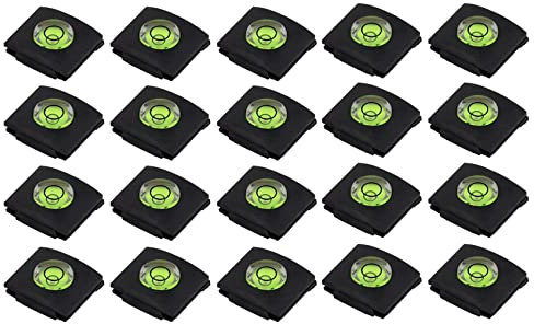 Whisverse 20 Pcs Camera Spirit Level Hot Shoe Protector Cover Cameras Accessories for A6000 for for