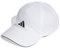 adidas Unisex AEROREADY Training Running Baseball Cap, White / Black / Black, L