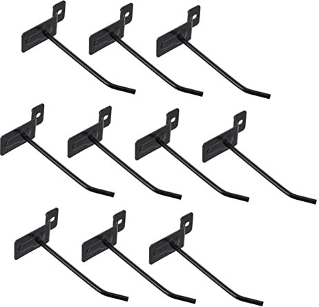 Baluue 10st Regalhaken Stecktafel Pegboard- Zubehör Wandhängende Regale Steckbrett Schwere Haken Lochbrett-aufbewahrungshaken Dauerhafter Peg- Lochbretthaken - Produkt Metall Monitor