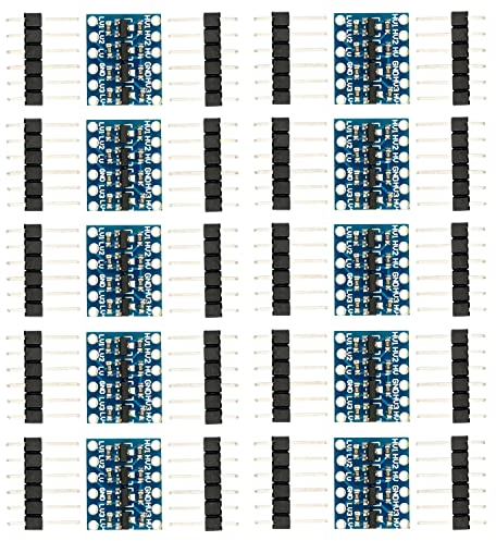 AZDelivery 10 x IOT 4 Kanal IIC I2C Premium Quality Pegelwandler | Bi-direktionales Modul 5V zu 3.3V | Kompatibel mit Arduino und Raspberry Pi