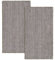 HAMID Pack 2 Jute Teppich, Granada Teppich 100% Natürliche Grau, Weicher Teppich und Hohe Festigkeit, Handgewebt - Wohnzimmer, Esszimmer, Schlafzimmer, Flurteppich, (110x60cm)… 2 Stücke…