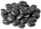 Kalapanta - Piedras Decorativas Jardin en plástico Reciclado para macetas, Pintura, acuarios, casa, jardín, Fabricado en Italia (Talla S, Ø 2-5 cm, Aprox. 75 Piezas, Negro)