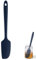 U-Taste 22,7 cm kleiner Silikon Spatel: 315℃ hitzebeständiger flexibler nahtloser Mini-Spatel, Backen Kochen Küchenutensil zum Mischen Rühren Schaben, passt in kleine Behälter (Mitternachtsblau)