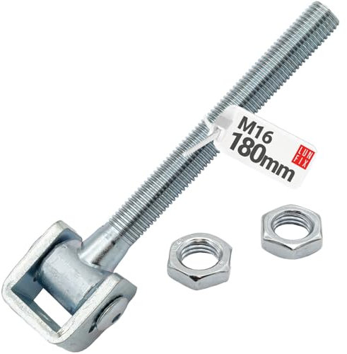 Torband Torangel Regulierbar Verzinkt Torscharniere Durchstecksystem M16x180mm