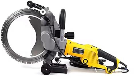 Toroidal Electric Concrete Saw, 5000 W Wall Chaser Ring Concrete Cutter Saw, 270 mm Cut Depth, 3000 Rpm, with a Saw Blade for Granite, Porcelain, Wood,concrete, Stone