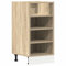 vidaXL Armoire Basse chêne Sonoma 40x44,5x81,5 cm Bois d’ingénierie, Armoire de Cuisine, Meuble de Cuisine, Meuble de Cuisine autoportant