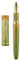 Asvine C2000 Stabilized Wood Fountain Pen #8 Stub 1.1mm Nib Calligraphy Art Drawing Handcraft Light Green Pen with Converter Pen Box Collection Set