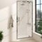 900mm Pivot Hinge Shower Door 6mm Safety Tempered Glass Reversible Shower Enclosure Cubicle Screen