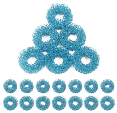 GERUI 20 Stück Rauhe Filterschwamm Passend für Eheim 2616085 Aquaball 2208 2210 2212/60 130 180
