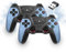 XIXIMENG Manette de jeu sans Fil USB pour Multijoueur,Double Shock contrôleur sans fil,2.4G avec récepteur Gamepad Joystick pour Linux/PC/Android/Windows/TV,Plug & Play Manettes à effet Hall (Bleu)