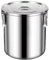 1PC Stainless Steel Food Storage Containers 12L Stainless Steel Bucket with Lid, Lock & Handle Airtight Storage Canister for Flour Grain Coffee Bean Rice..
