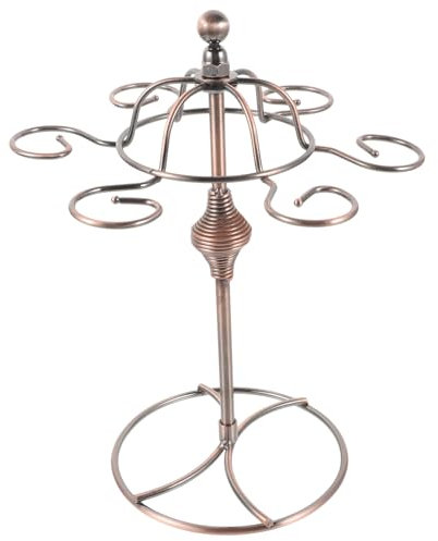 Mikinona Upright Stemware Rack Elegant Wine Glass Holder for Home Decor for Goblets Martini and Cocktail Glasses Stylish Tabletop Display Stand for Kitchen and Living Room