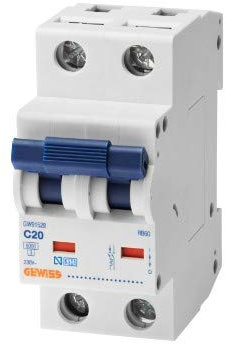 Gewiss Power – magnetotermico RB60 2 poli C20 6000 A 2 Moduli