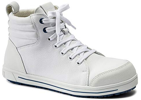 Birkenstock Sicherheitsschnürschuh Knöchelhoch Boots S3 Weiss QS 700 Obermaterial Leder Stahlkappe 1011236 Größe 42